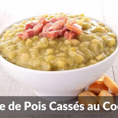 purée de pois cassés au cookeo