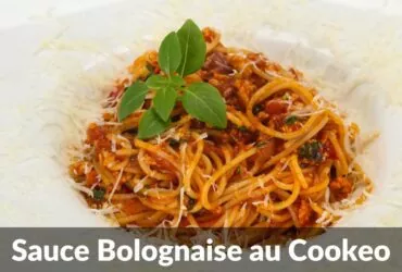 sauce bolognaise au cookeo