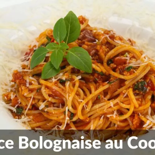 sauce bolognaise au cookeo