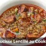 saucisse lentille au cookeo