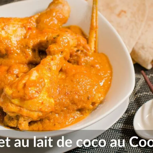 Poulet au lait de coco au Cookeo