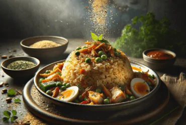 delicious rice palao - recipe photo